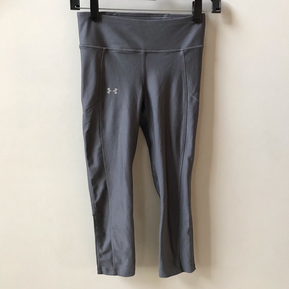 Under Armour Pants - Under Armour Gray Cropped Athletic Leggings